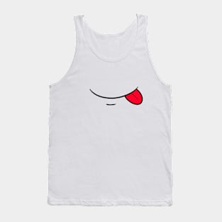 Stick out Tongue Tank Top